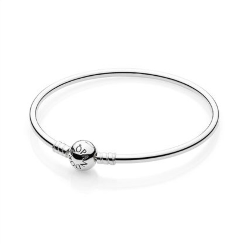 New Pandora Sterling Silver Bangle Bracelet